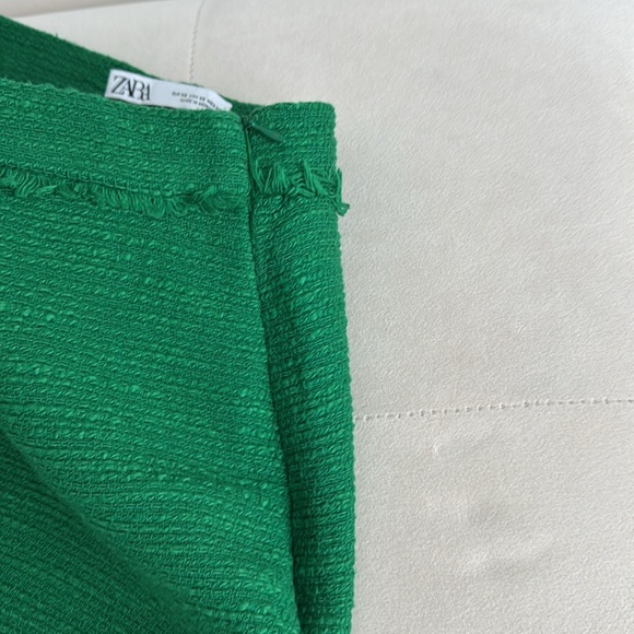 ZARA PENCIL TWEED SKIRT WITH RHINESTONE BUTTONS - Picture 12 of 12